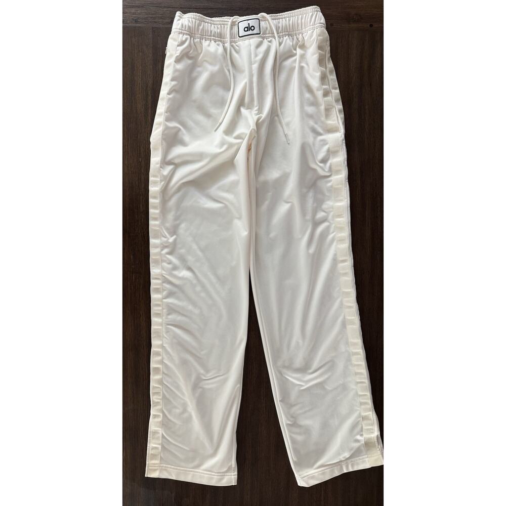 ALO Yoga Cream White Track Joggers - Picture 3 of 11